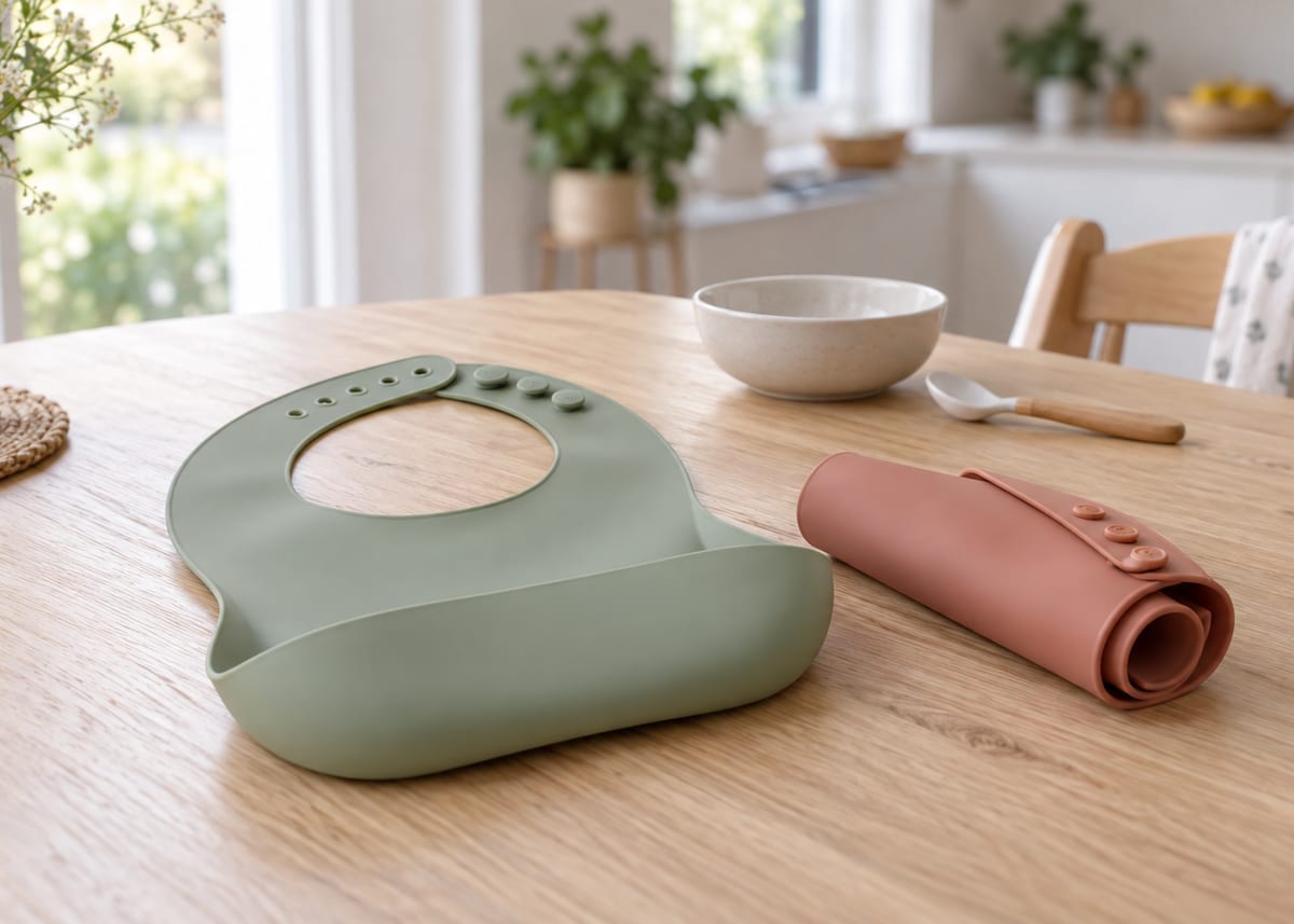 Os 5 melhores babetes de silicone de 2026