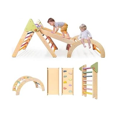 LOL-FUN conjunto Pikler dobrável 7 em 1