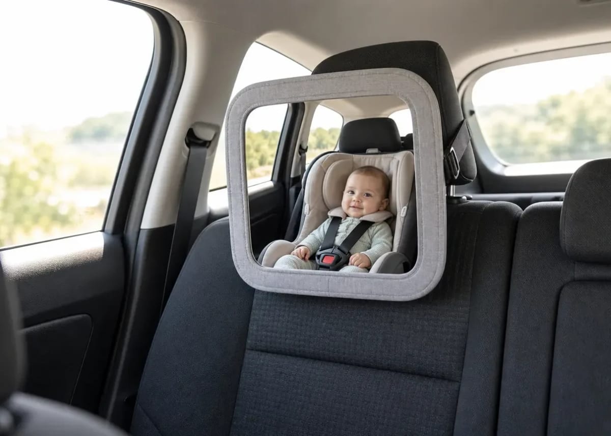 Os 4 melhores espelhos de carro para ver o bebé em 2026