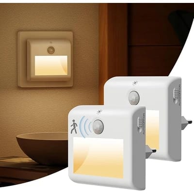 Luz de presença Suright de tomada com sensor