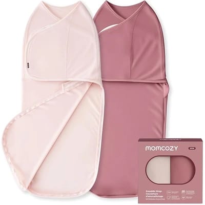 Momcozy swaddle 0-3 meses pack de 2