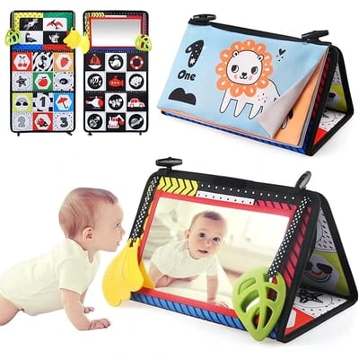 LEADSTAR espelho sensorial com livro preto e branco