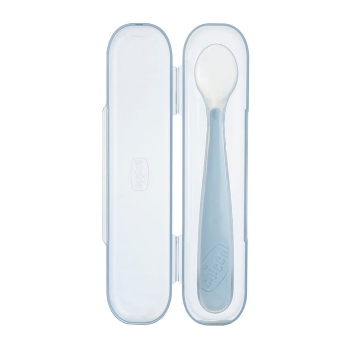 Colher Chicco Softly Spoon com estojo