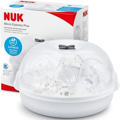 NUK Micro Express esterilizador de biberões para micro-ondas