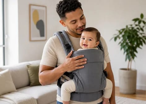 Benefícios dos porta-bebés: o que saber antes de usar