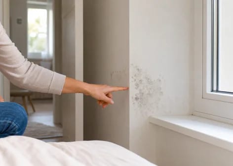 Dormir num quarto com bolor ou mofo faz mal ao bebé?