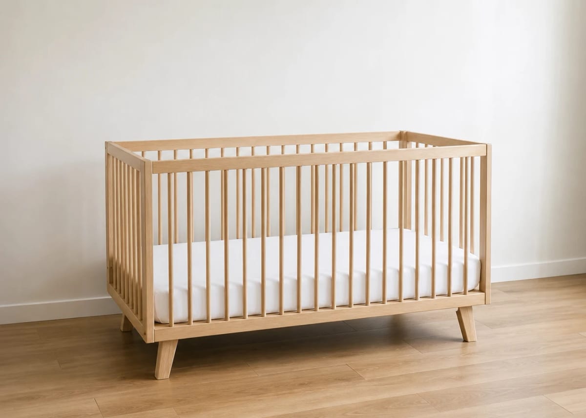 A cama de grades é segura para o bebé?