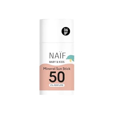 Protetor solar mineral em stick da Naif