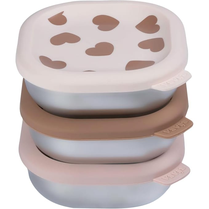 Béaba BigLove: três recipientes em inox de 250 ml